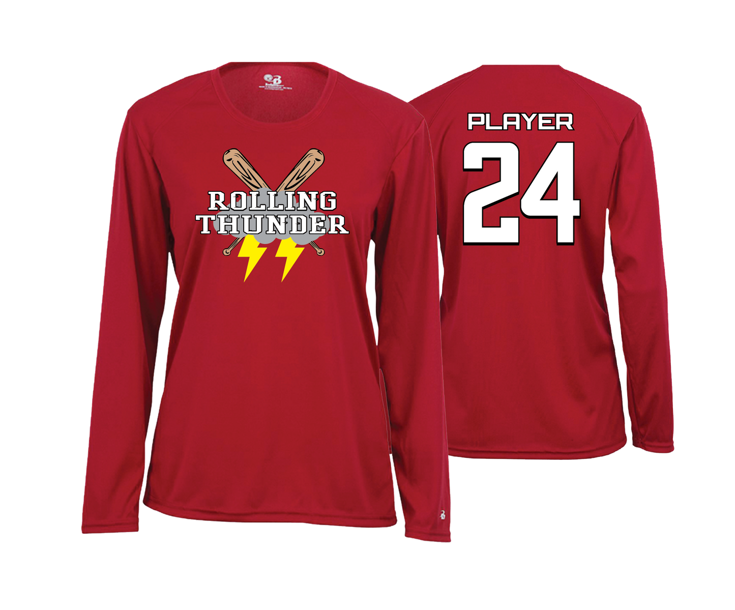 Rolling Thunder - DTF | Women's Long Sleeve Performance Tee