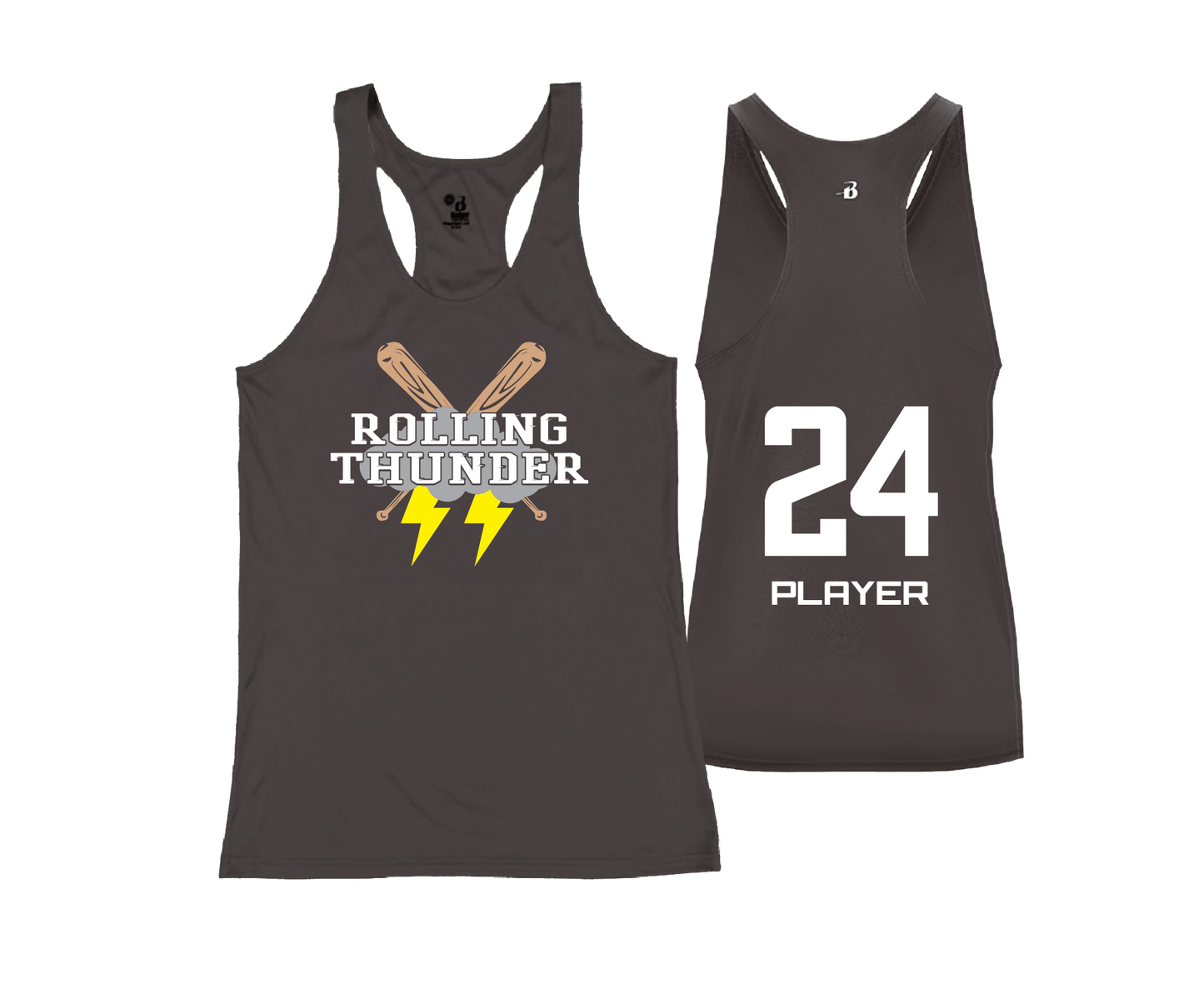Rolling Thunder - DTF | Women's Performance Racerback