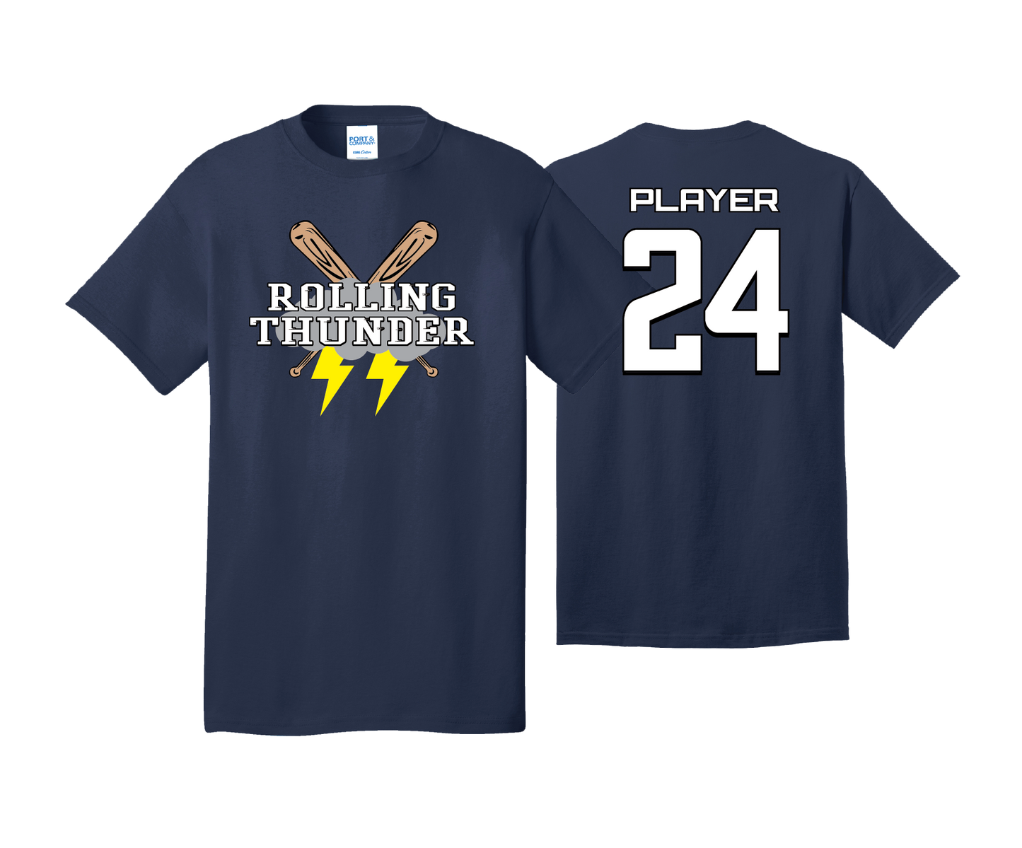 Rolling Thunder - DTF | Unisex Short Sleeve Cotton Tee