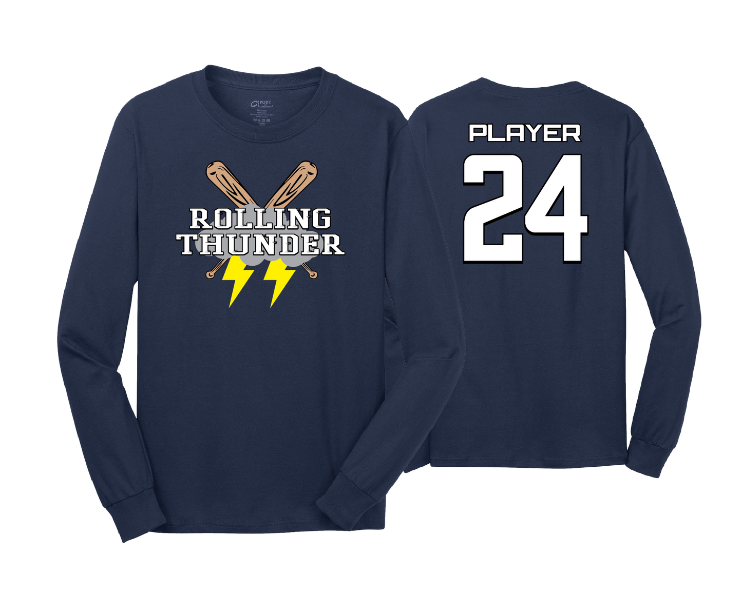 Rolling Thunder - DTF | Unisex Long Sleeve Cotton Tee