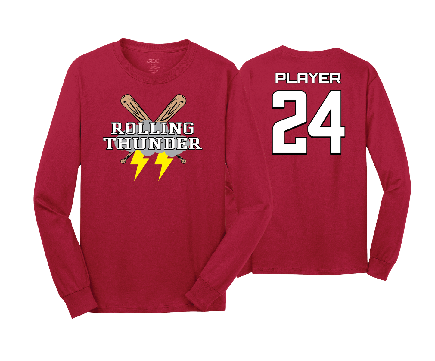 Rolling Thunder - DTF | Unisex Long Sleeve Cotton Tee