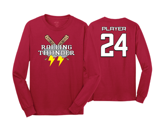 Rolling Thunder - DTF | Unisex Long Sleeve Cotton Tee