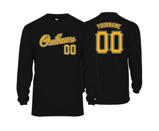 Outlaws - DTF | Unisex Long Sleeve Performance Tee