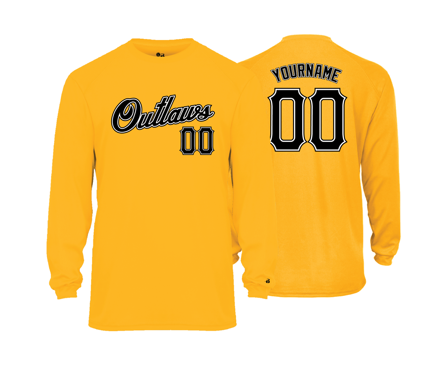 Outlaws - DTF | Unisex Long Sleeve Performance Tee