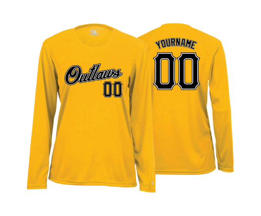 Outlaws - DTF | Women's Long Sleeve Performance Tee
