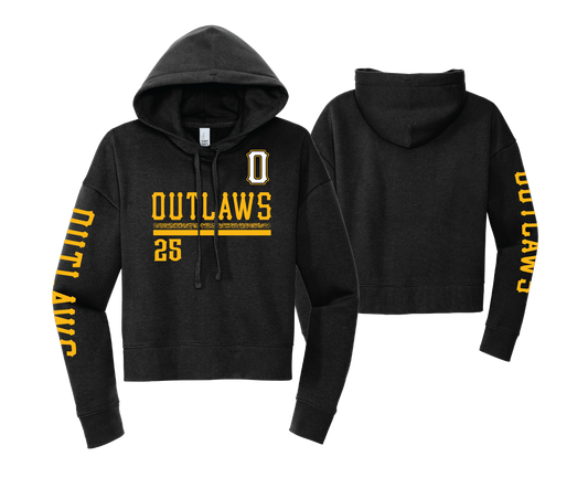 Outlaws - Women's Cropped Fleece Hoodie