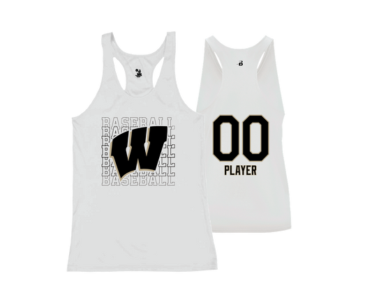 Warriors - DTF | Women's Performance Racerback