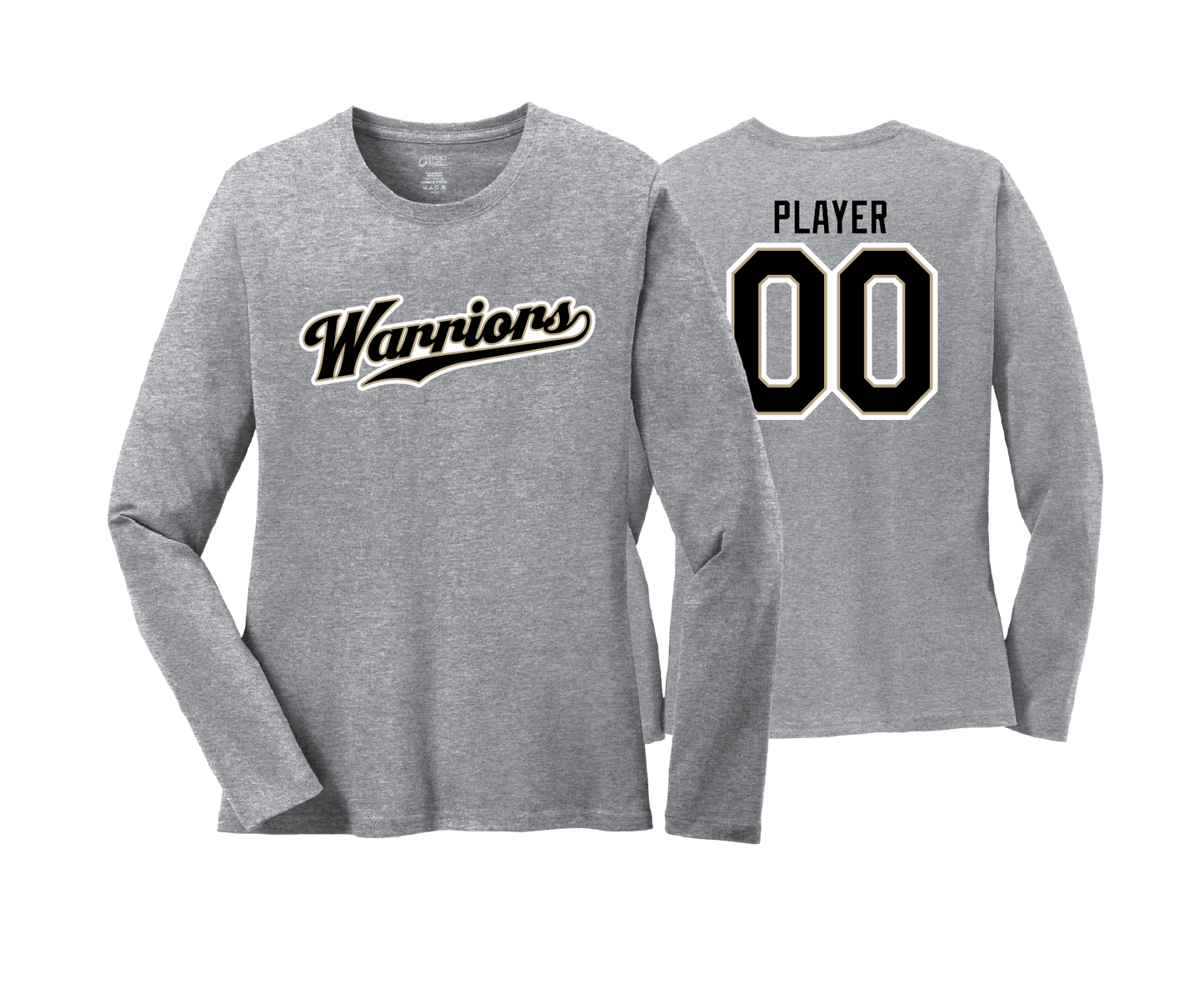 Warriors - DTF | Women's Long Sleeve Cotton Tee