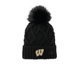 Warriors - Faux Fur Pom Beanie