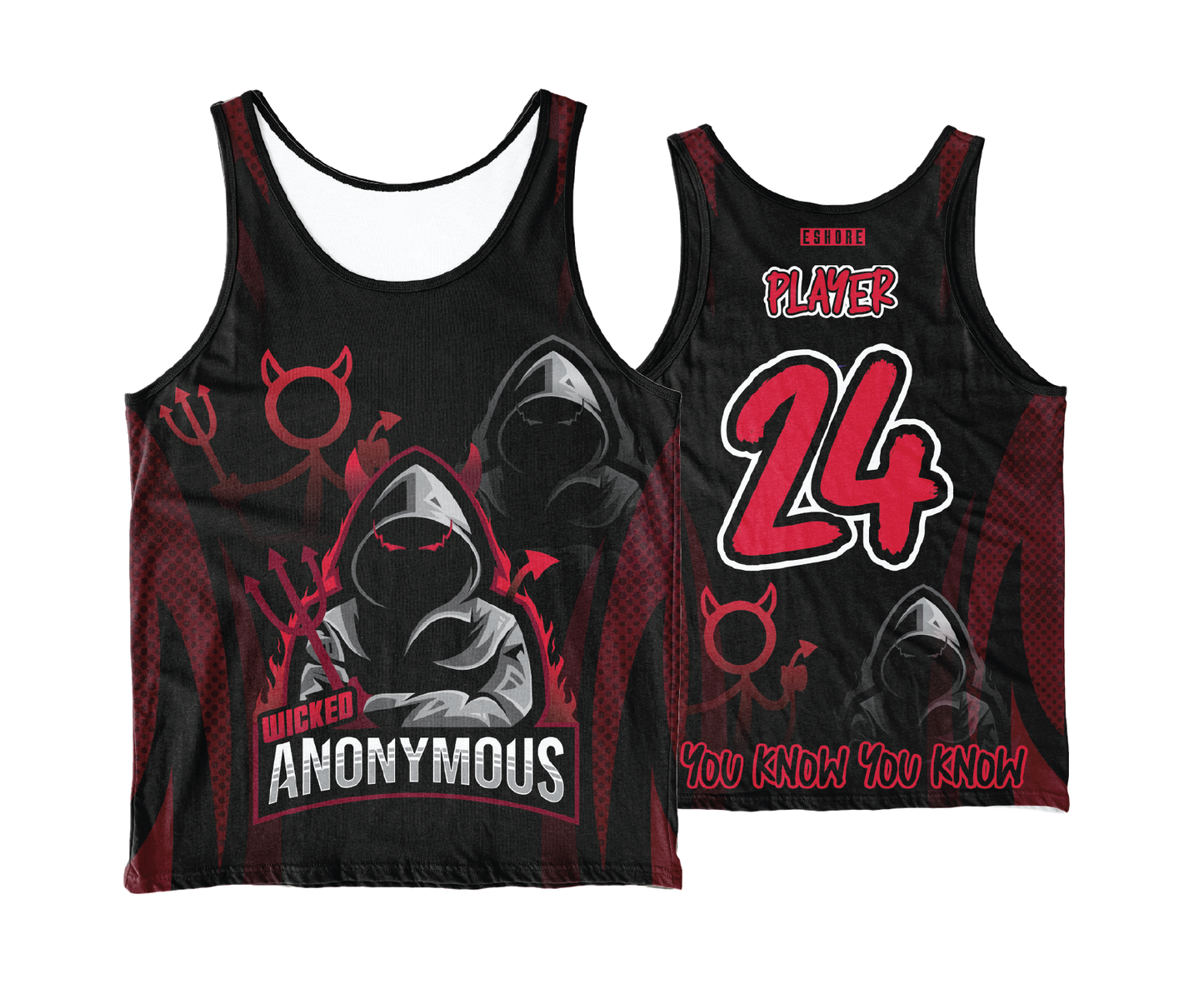 Anonymous Cornhole - WICKED - FDS | Tank Top