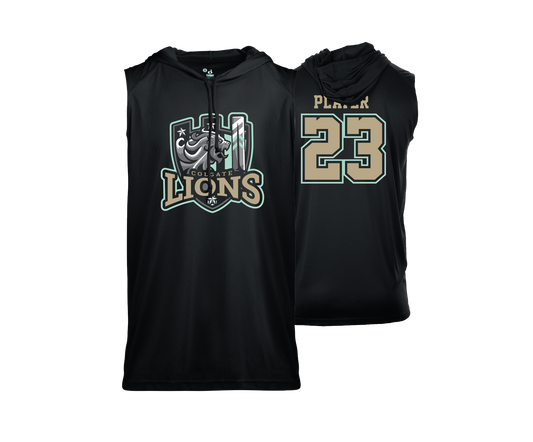 Colgate Lions - DTF | Men's Sleeveless Hooded Performance Tee