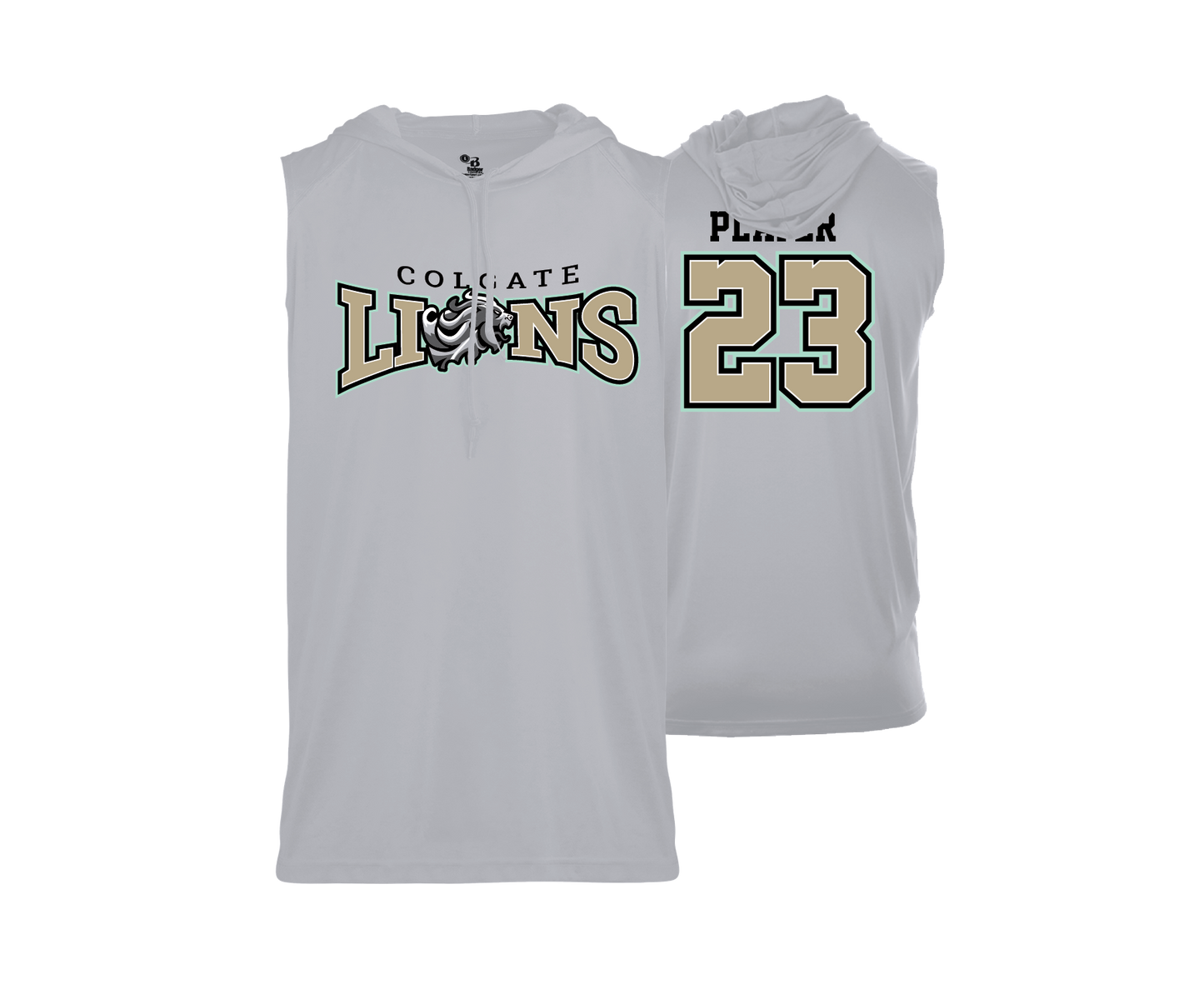 Colgate Lions - DTF | Men's Sleeveless Hooded Performance Tee