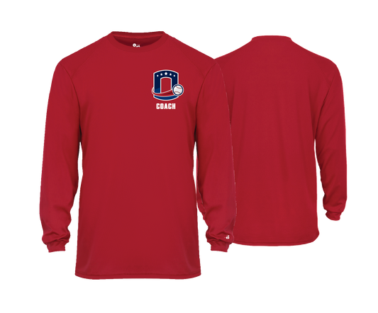 Octorara Baseball - COACH - DTF | Unisex Long Sleeve Performance Tee