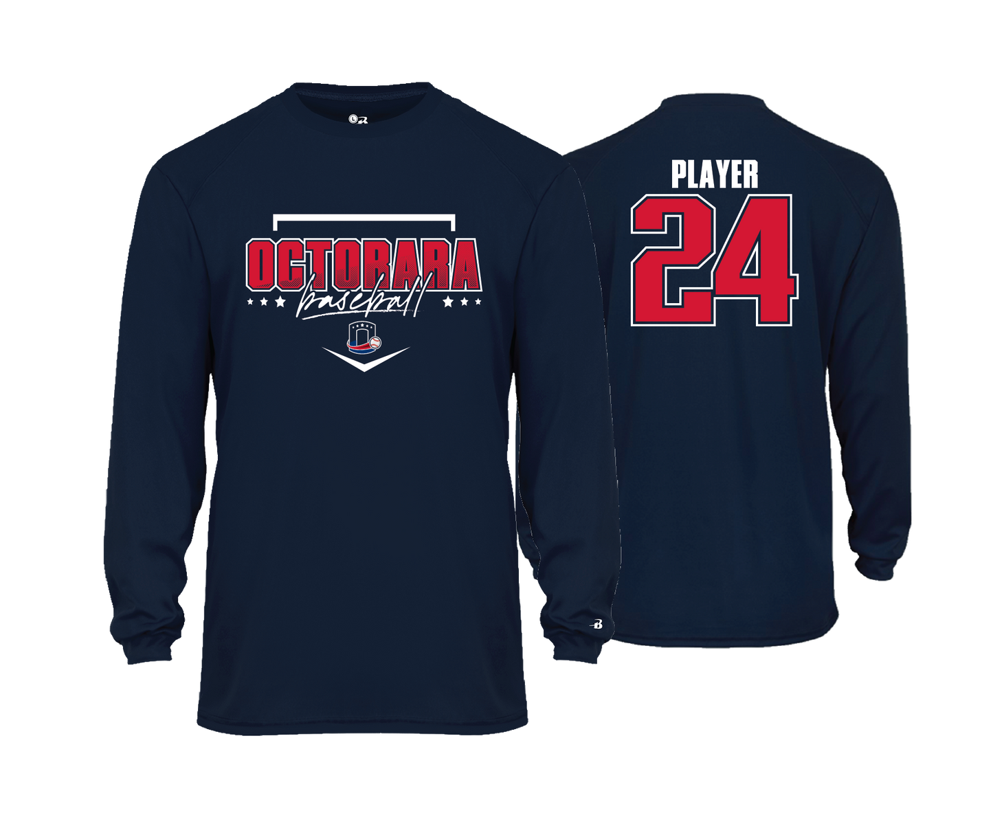 Octorara Baseball - DTF | Unisex Long Sleeve Performance Tee