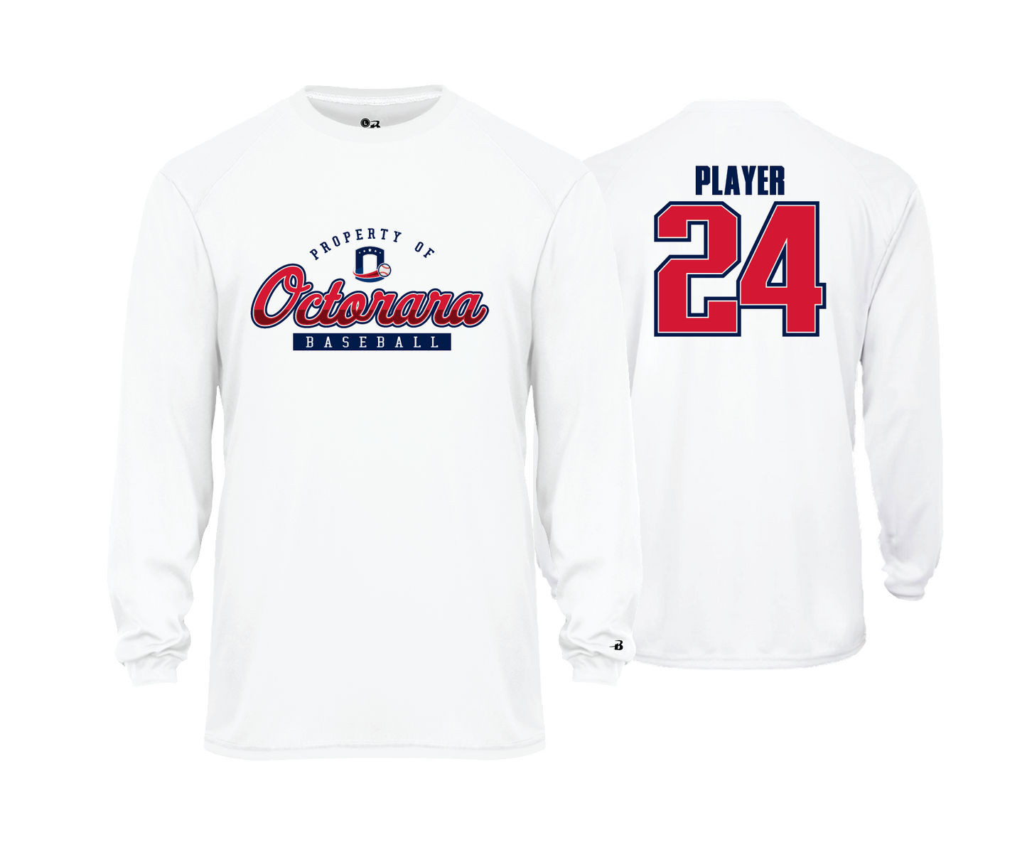 Octorara Baseball - DTF | Unisex Long Sleeve Performance Tee