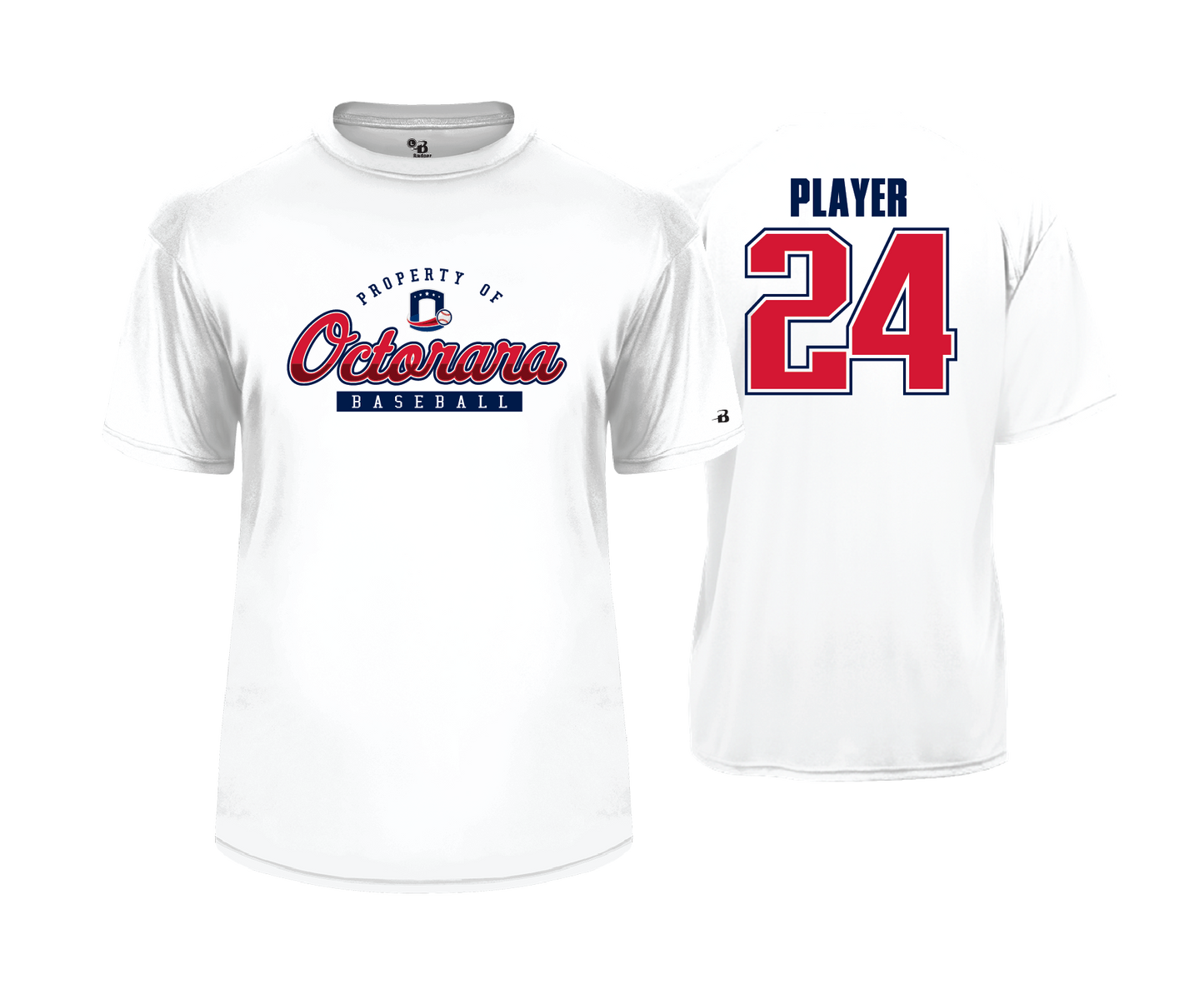Octorara Baseball - PROPERTY OF OCTORARA - DTF | Unisex Short Sleeve Performance Tee