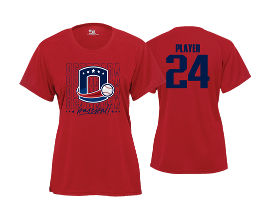 Octorara Baseball - OCTORARA - DTF | Women's Short Sleeve Performance Tee