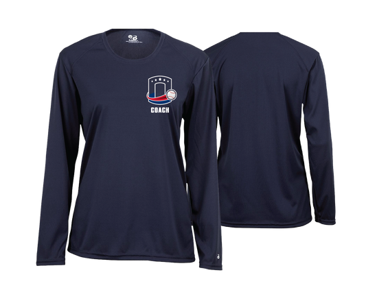Octorara Baseball - COACH - DTF | Women's Long Sleeve Performance Tee