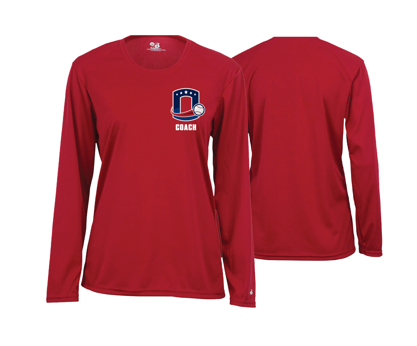 Octorara Baseball - COACH - DTF | Women's Long Sleeve Performance Tee