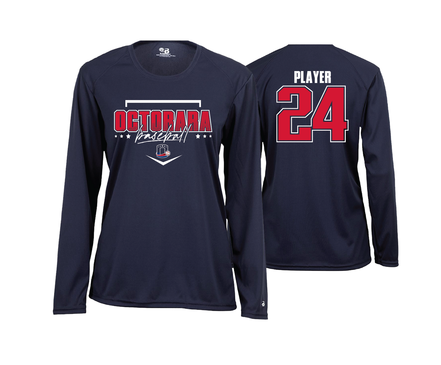 Octorara Baseball - DTF | Women's Long Sleeve Performance Tee