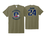 Octorara Baseball - OD GREEN - DTF | Unisex Short Sleeve Allmade® Tri-Blend Tee