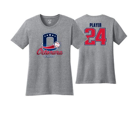 Octorara Baseball - DTF | Women's Short Sleeve Cotton Tee