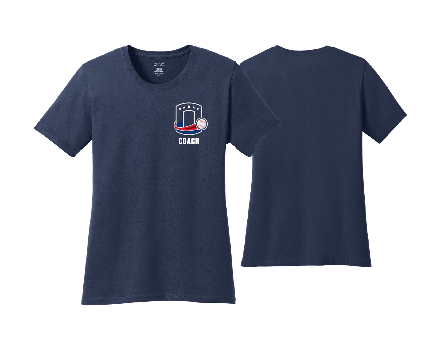 Octorara Baseball - COACH - DTF | Women's Short Sleeve Cotton Tee