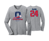 Octorara Baseball - DTF | Women's Long Sleeve Cotton Tee
