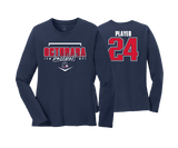 Octorara Baseball - DTF | Women's Long Sleeve Cotton Tee