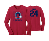 Octorara Baseball - DTF | Women's Long Sleeve Cotton Tee