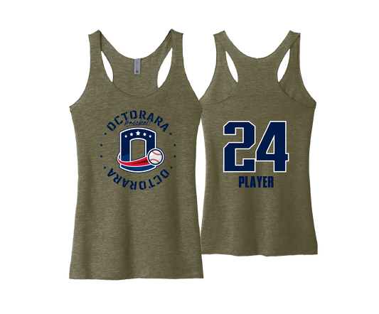 Octorara Baseball - DTF | Women's Next Level Apparel® Tri-Blend Racerback