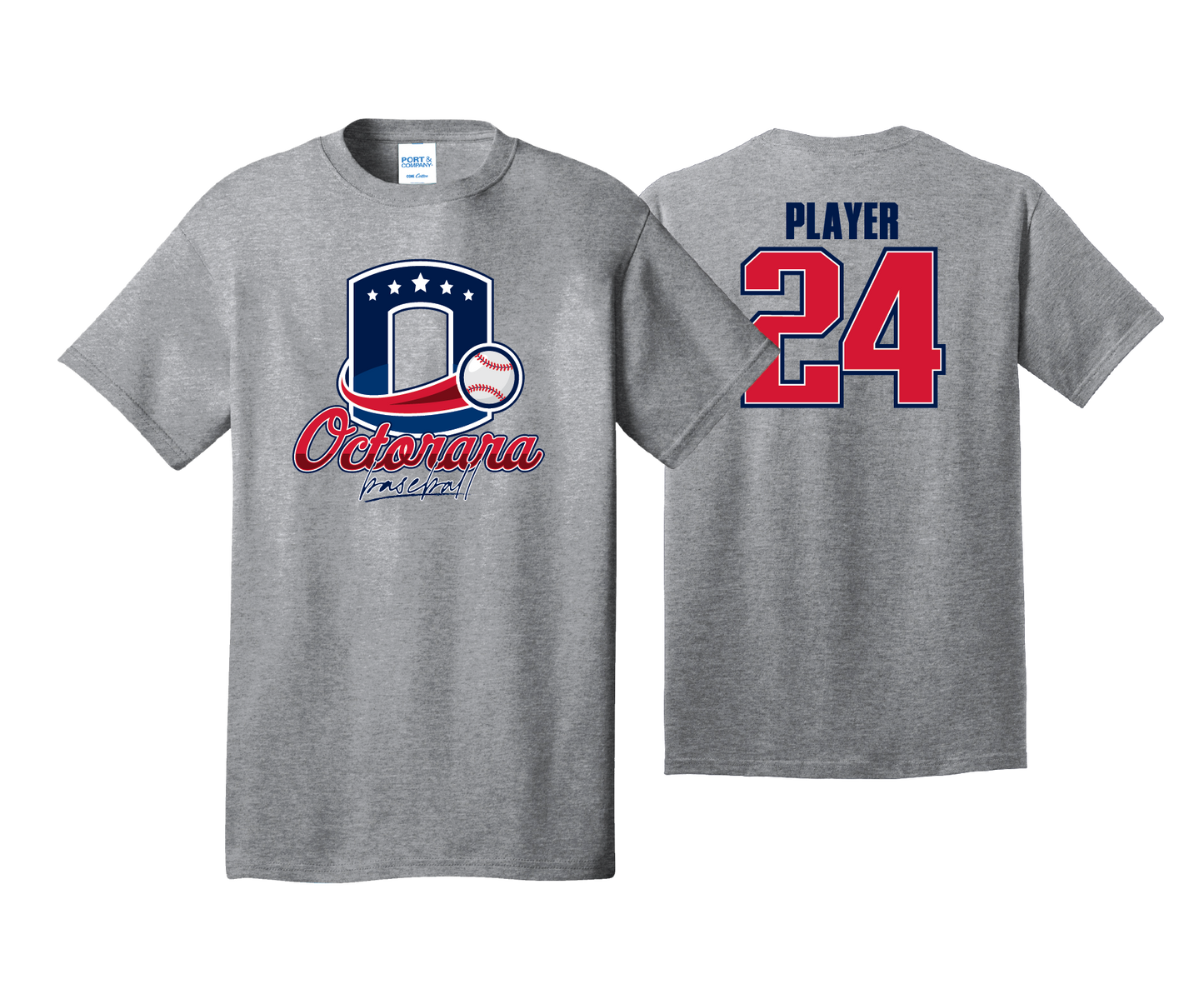 Octorara Baseball - DTF | Unisex Short Sleeve Cotton Tee