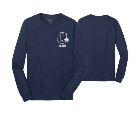 Octorara Baseball - COACH - DTF | Unisex Long Sleeve Cotton Tee