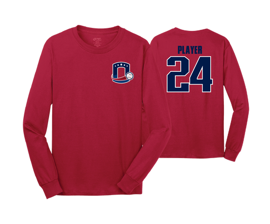 Octorara Baseball - LEFT CHEST LOGO - DTF | Unisex Long Sleeve Cotton Tee