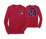 Octorara Baseball - LEFT CHEST LOGO - DTF | Unisex Long Sleeve Cotton Tee