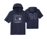Octorara Baseball - DTF | Unisex Short Sleeve Fleece Hooded Pullover