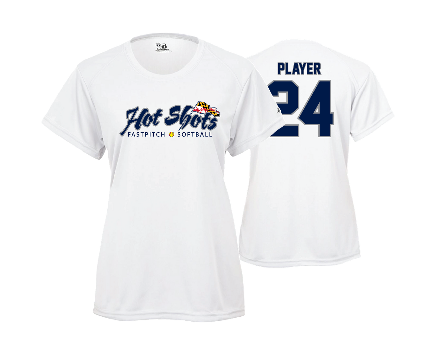 Hot Shots - DTF  | Women's Short Sleeve Performance Tee