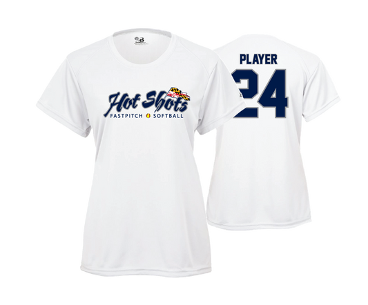 Hot Shots - DTF  | Women's Short Sleeve Performance Tee
