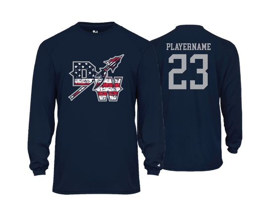 Dunkirk Warriors - DTF | Unisex Long Sleeve Performance Tee