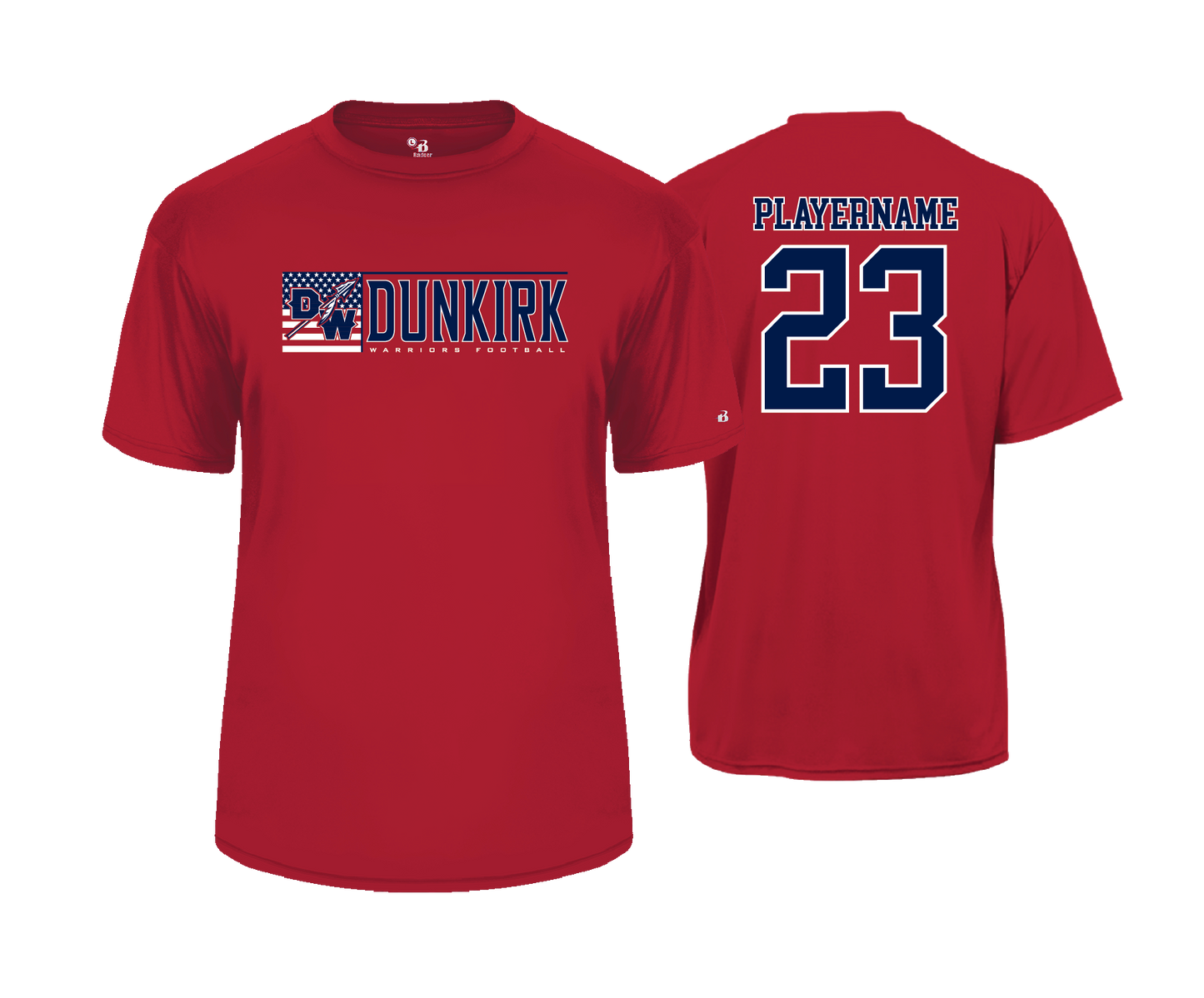 Dunkirk Warriors - DTF | Unisex Short Sleeve Performance Tee