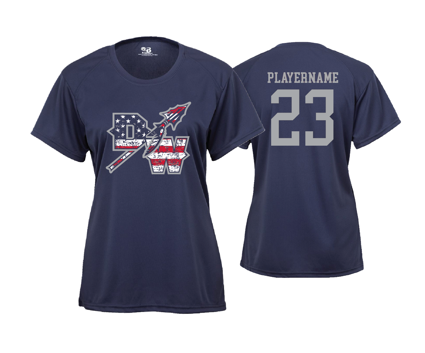 Dunkirk Warriors - DTF | Women's Short Sleeve Performance Tee