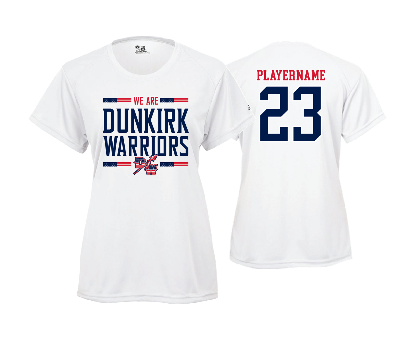 Dunkirk Warriors - DTF | Women's Short Sleeve Performance Tee