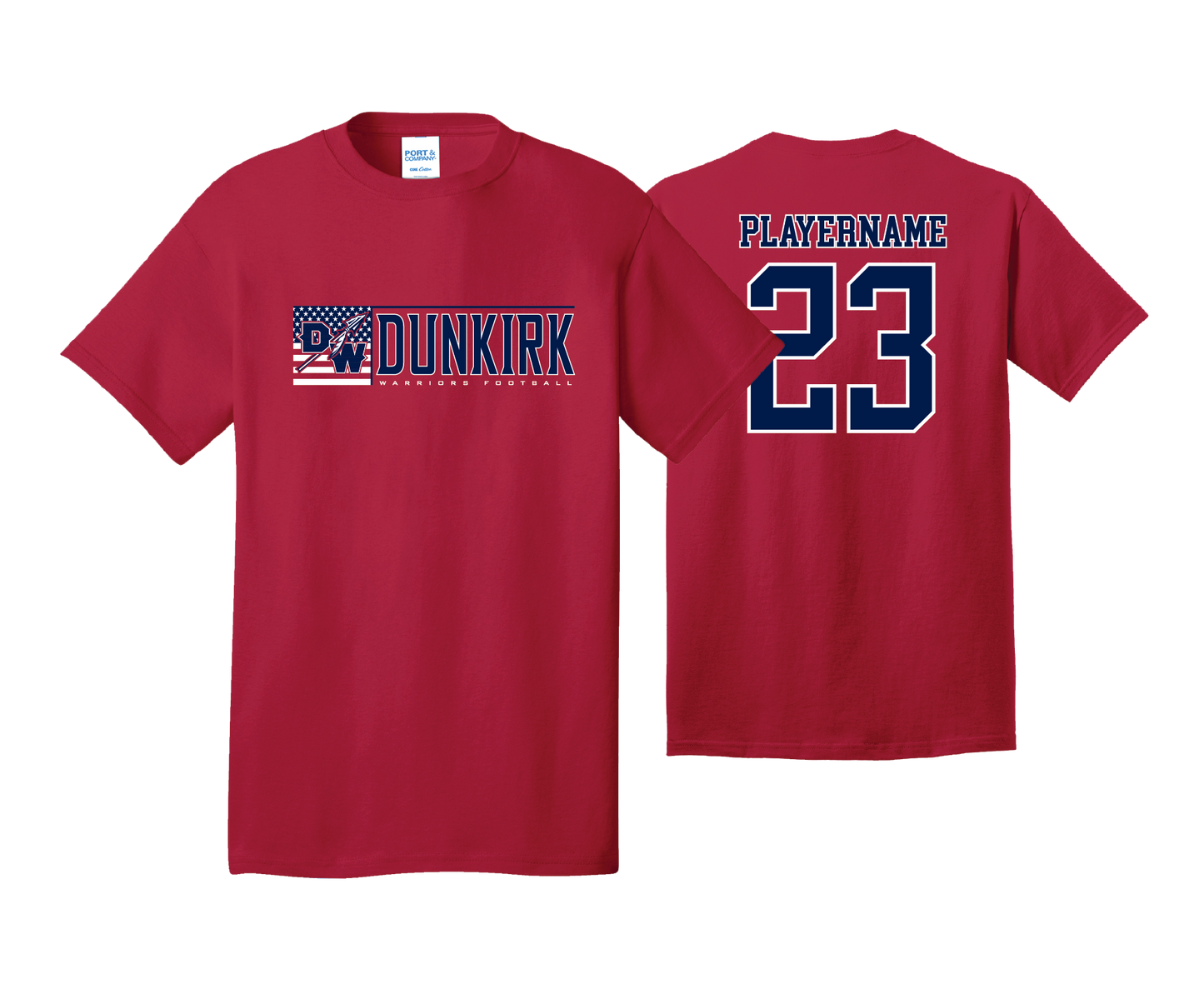 Dunkirk Warriors - DTF | Unisex Short Sleeve Cotton Tee