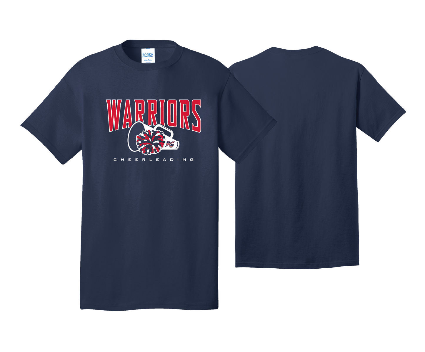 Dunkirk Warriors - Cheerleading - DTF | Unisex Short Sleeve Cotton Tee
