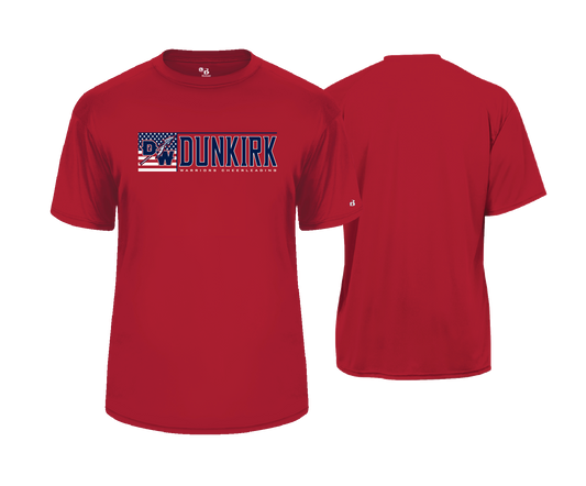 Dunkirk Warriors - Cheerleading - DTF | Unisex Short Sleeve Performance Tee