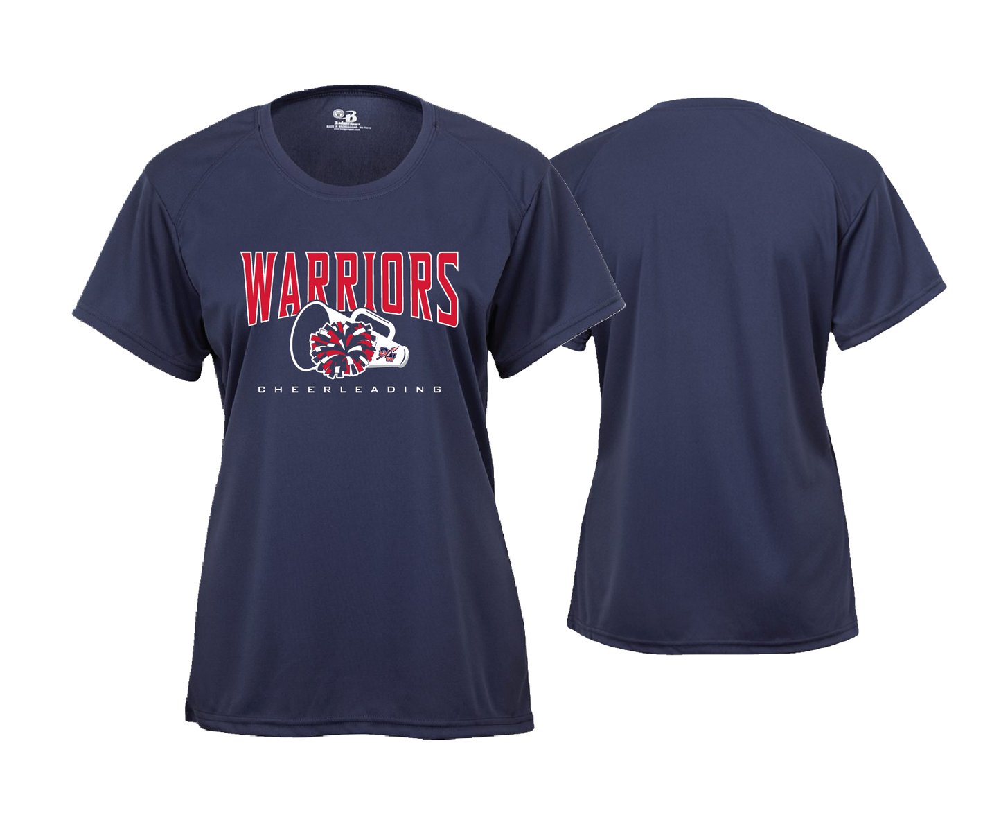 Dunkirk Warriors - Cheerleading - DTF | Women's Short Sleeve Performance Tee
