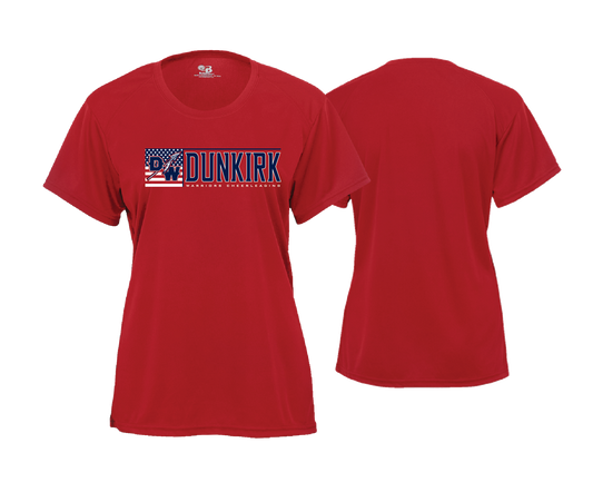 Dunkirk Warriors - Cheerleading - DTF | Women's Short Sleeve Performance Tee