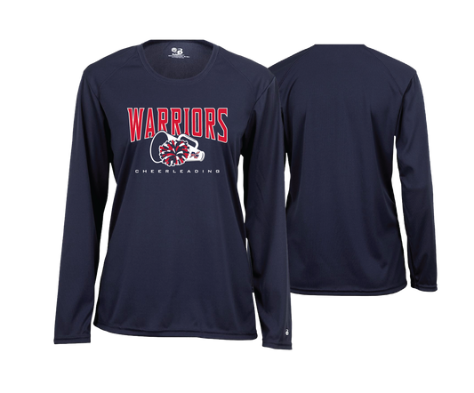 Dunkirk Warriors - Cheerleading - DTF | Women's Long Sleeve Performance Tee