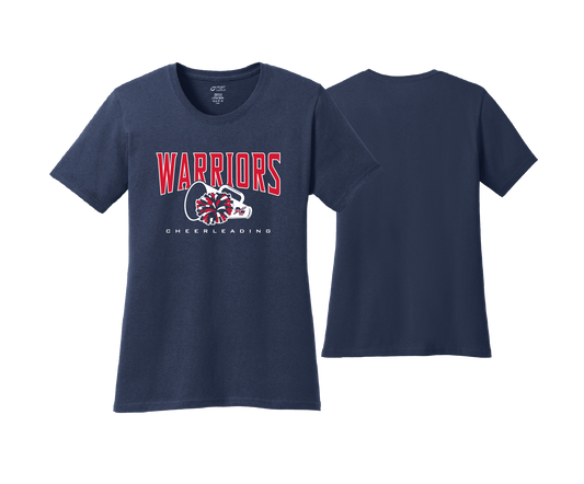 Dunkirk Warriors - Cheerleading - DTF | Women's Short Sleeve Cotton Tee
