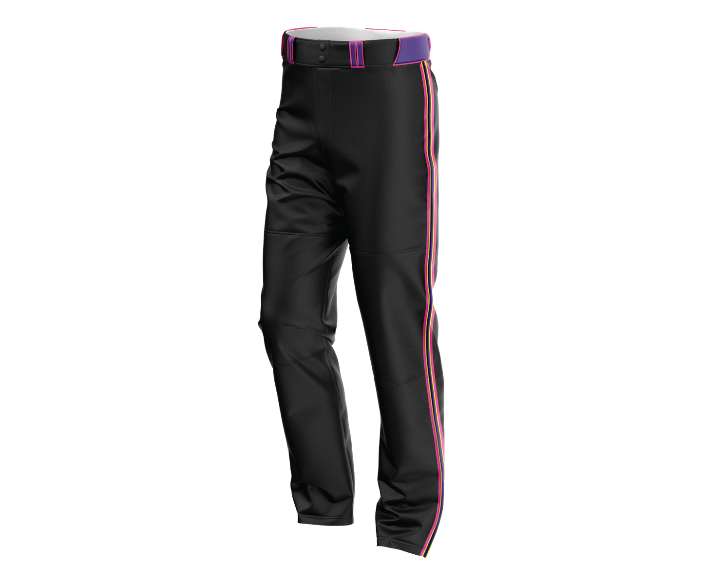 Swines - BLACK - FDS | Open Bottom Pants